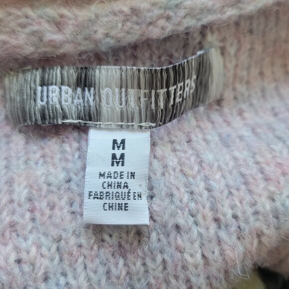 New Medium Urban Outfitters Lilac Lavender Textured Sweater Vest, Wool Blend - Picture 5 of 7